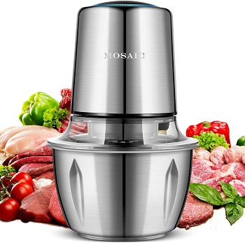 MOSAIC Mini Food Processor With Meat Grinder