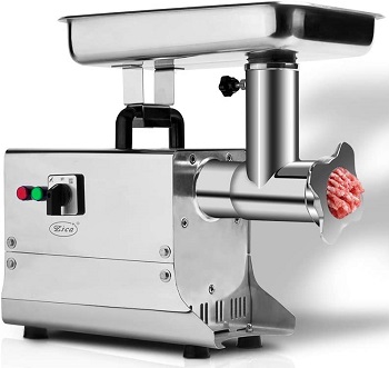 Zica Electric Stainless Steel Commercial Grade Meat Grinder
