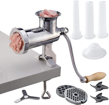 CAM2 Stainless Steel Heavy-duty Manual Meat Grinder
