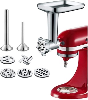 Gvode Food Meat Grinder Attachment for KitchenAid Stand Mixers