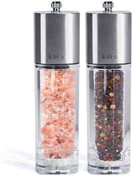 LHS Salt and Pepper Mill Grinder Shaker Set